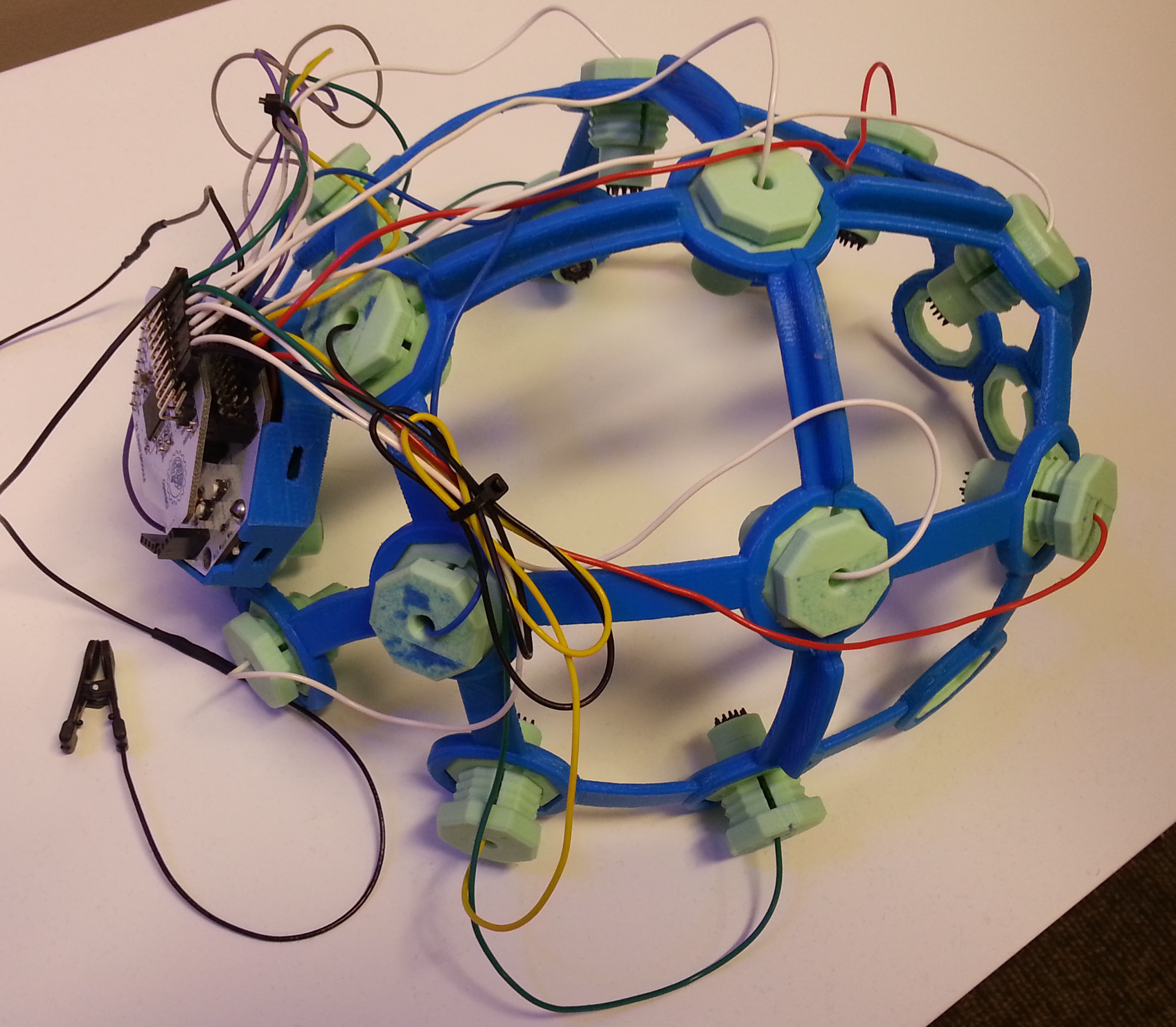 3D printed Ultracortex headset